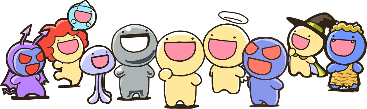ふにゃもらけ キャラクター集合